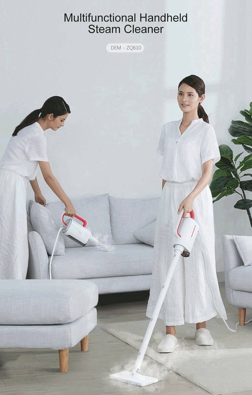 Deerma DEM-ZQ610 Multi-function Steam Cleaner Red