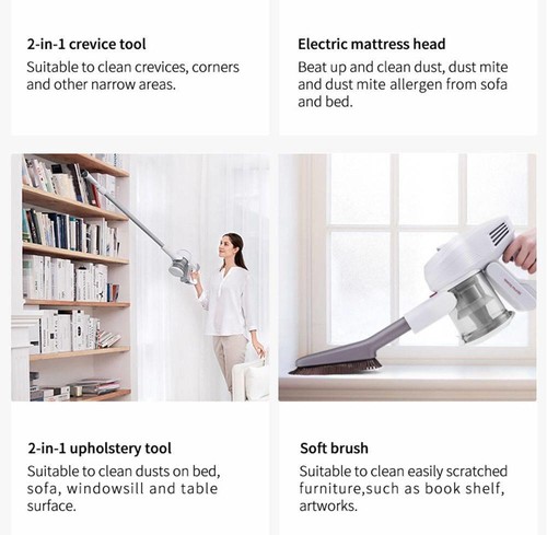 Xiaomi JIMMY JV53 Handheld Cordless Vacuum Cleaner 125AW Powerful Suction International Version - Grey