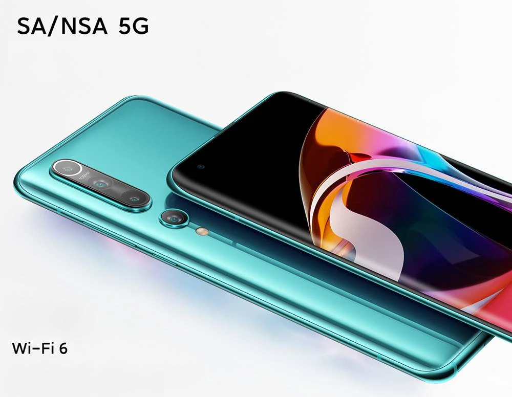 スマートフォン本体 Xiaomi mi10 5G  8GB/128GB Xiaomi Mi 10 5Gスマートフォン6.67インチ8GB 128GBブラック