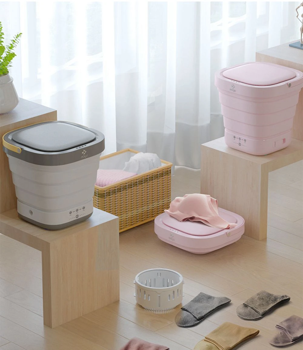 foldable portable energy saving washing machine for travel