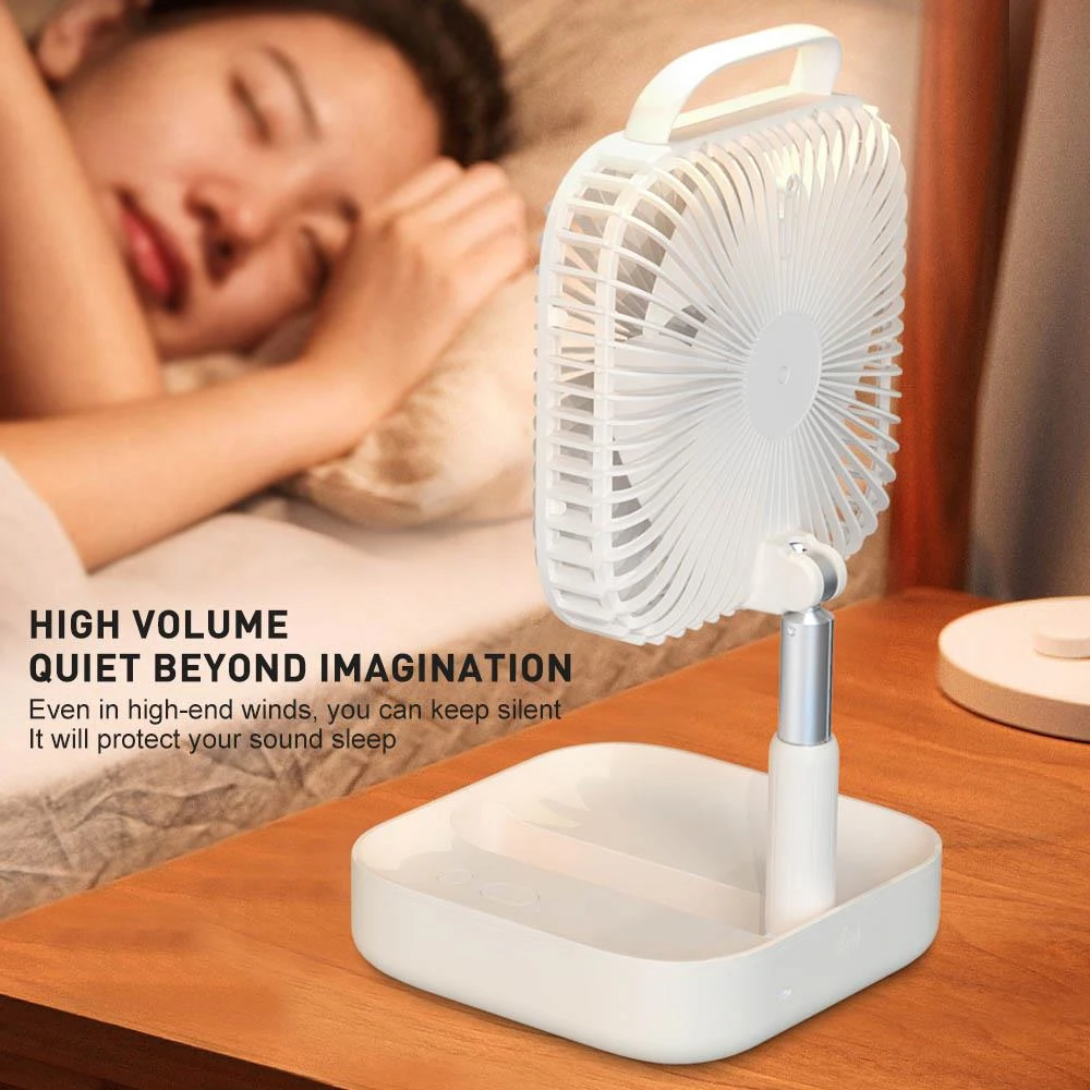 Foldable, battery-powered fan for HUF 7000