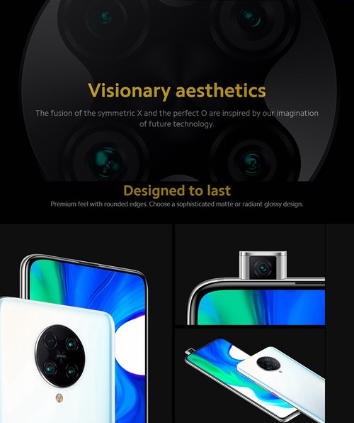 Global Version POCO F2 Pro 5G Smartphone 6GB 128GB Cyber Grey