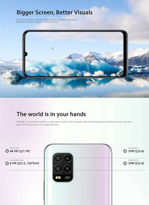 Global Version Xiaomi Mi 10 Lite 5G 6.57