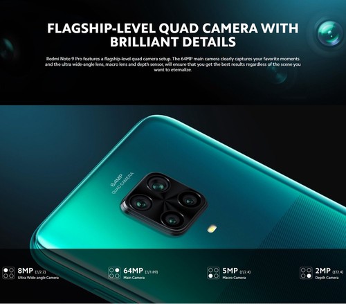 Global Version Xiaomi Redmi Note 9 Pro 6.67