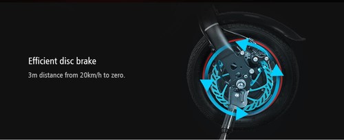 KUGOO B1 Folding Moped Electric Bike 12 Inch Pneumatic Tires 36V 250W Brushless Motor Max Speed 25km/h 6AH Lithium Battery Disc Brake Max Load 120kg - Black