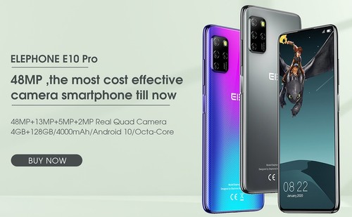 Global Version Elephone E10 Pro MT6762D 4GB 128GB Grey