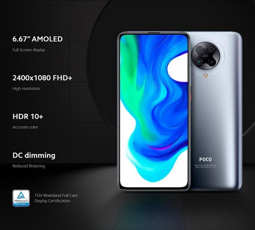 ANDROID - 【難有り】poco f2 pro グローバル版　256gモデル Global Version POCO F2 Pro 5G Snapdragon 865 8GB 256GB Neon Blue
