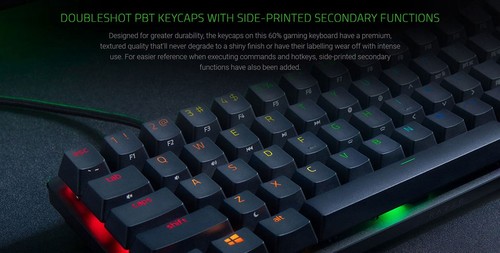 Razer Huntsman Mini 60% Gaming Keyboard Mercury White