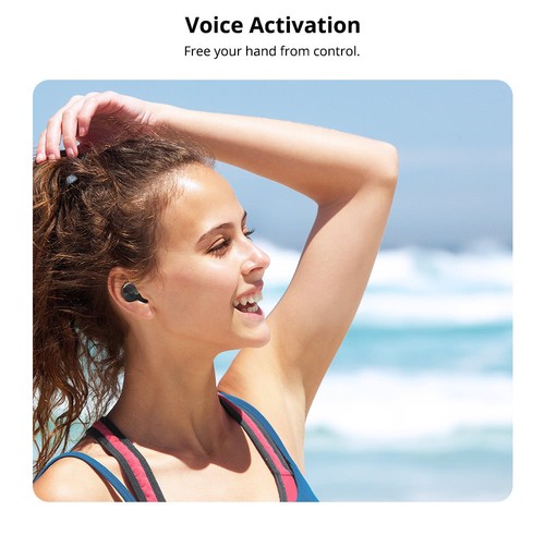 Tronsmart Spunky Beat with APP Control Bluetooth 5.0 TWS CVC 8.0 Earbuds Qualcomm QCC3020 Independent Usage aptX/AAC/SBC 24H Playtime Siri Google Assistant IPX5