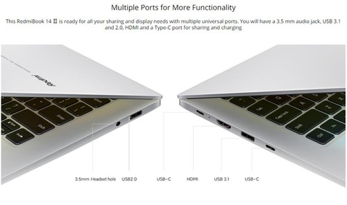 Redmi 14 R5-3500U/8g/512g/Win10/US配列 Redmi 14 R5-3500U/8g/512g/Win10Home/US配列 Xiaomi Redmibook