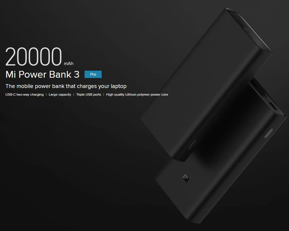 Xiaomi Mi Power Bank 3 Pro 20000mAh - Thumbnail 3