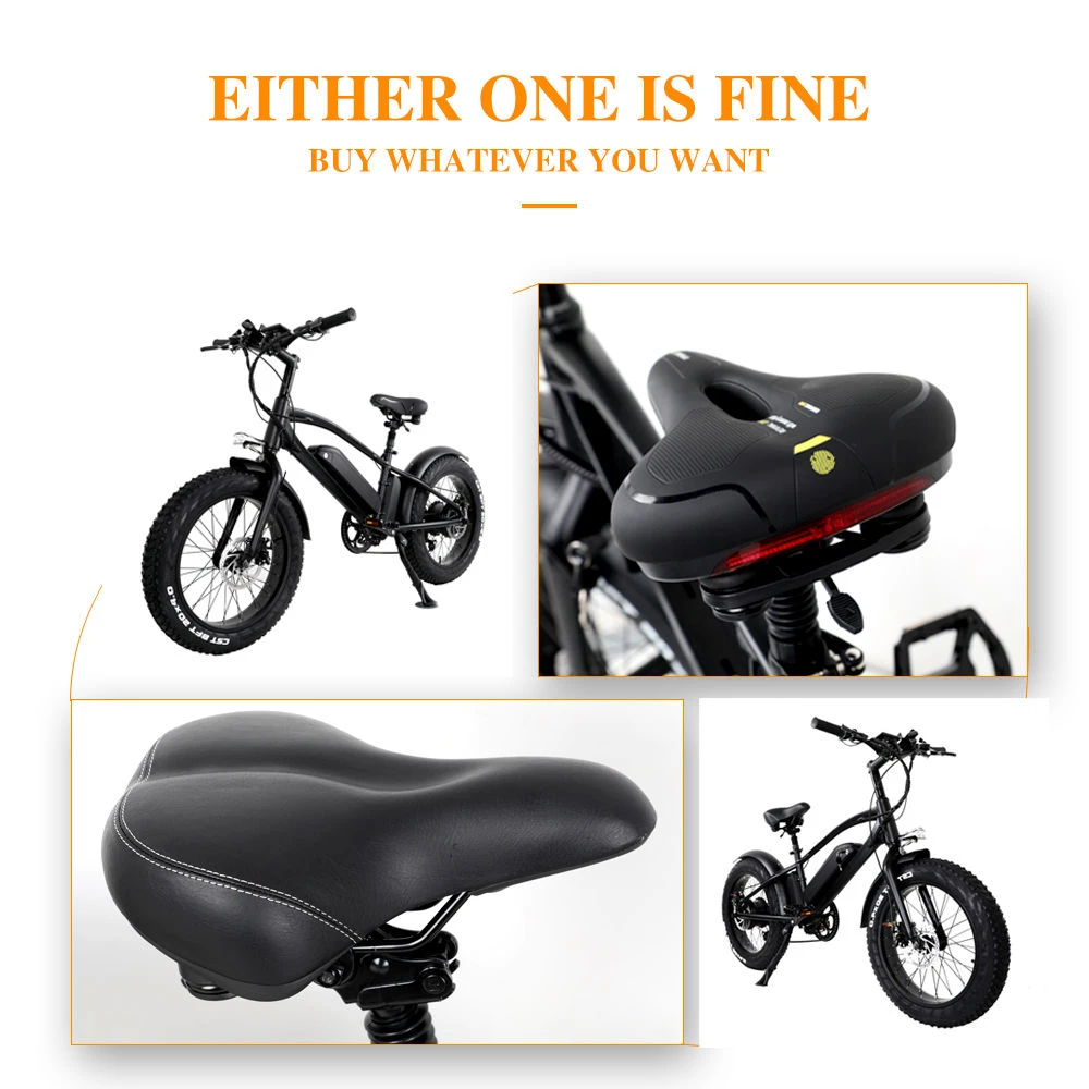 CMACEWHEEL GW20 Folding Electric Moped Bike 20 x 4.0 Fat Tires Five Speeds 750W Motor Up To 100km Range Max Speed 45km/h Smart Display - Black