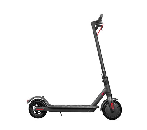 D8 Pro Electric Folding Scooter 7.8Ah Battery BMS 350W Motor Max Speed 25km/h Rear Light Aluminum Body 8.5 Inch Solid Honeycomb Tire APP Control - Black