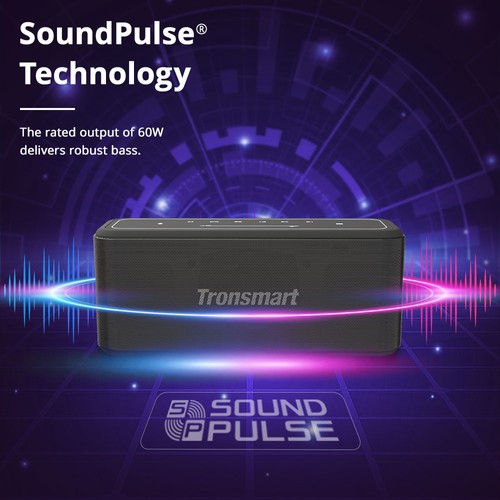 Tronsmart Element Mega Pro 60W Bluetooth 5.0 Speaker SoundPulse IPX5 Voice Assistant NFC TWS Pairing