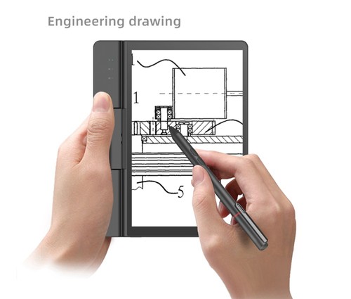 One Netbook  A1 360 Degree 2 in 1 Pocket Laptop Intel M3-8100Y  7" Touch Screen 2560*1200 IPS 16GB RAM 512GB PCIe SSD RS232 Port Gigabit RJ45 Windows 10 Fingerprint- Black