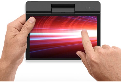 One Netbook  A1 360 Degree 2 in 1 Pocket Laptop Intel M3-8100Y  7" Touch Screen 2560*1200 IPS 16GB RAM 512GB PCIe SSD RS232 Port Gigabit RJ45 Windows 10 Fingerprint- Black