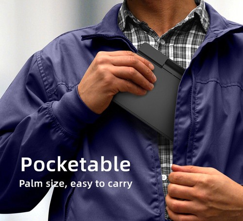 One Netbook  A1 360 Degree 2 in 1 Pocket Laptop Intel M3-8100Y  7" Touch Screen 2560*1200 IPS 16GB RAM 512GB PCIe SSD RS232 Port Gigabit RJ45 Windows 10 Fingerprint- Black