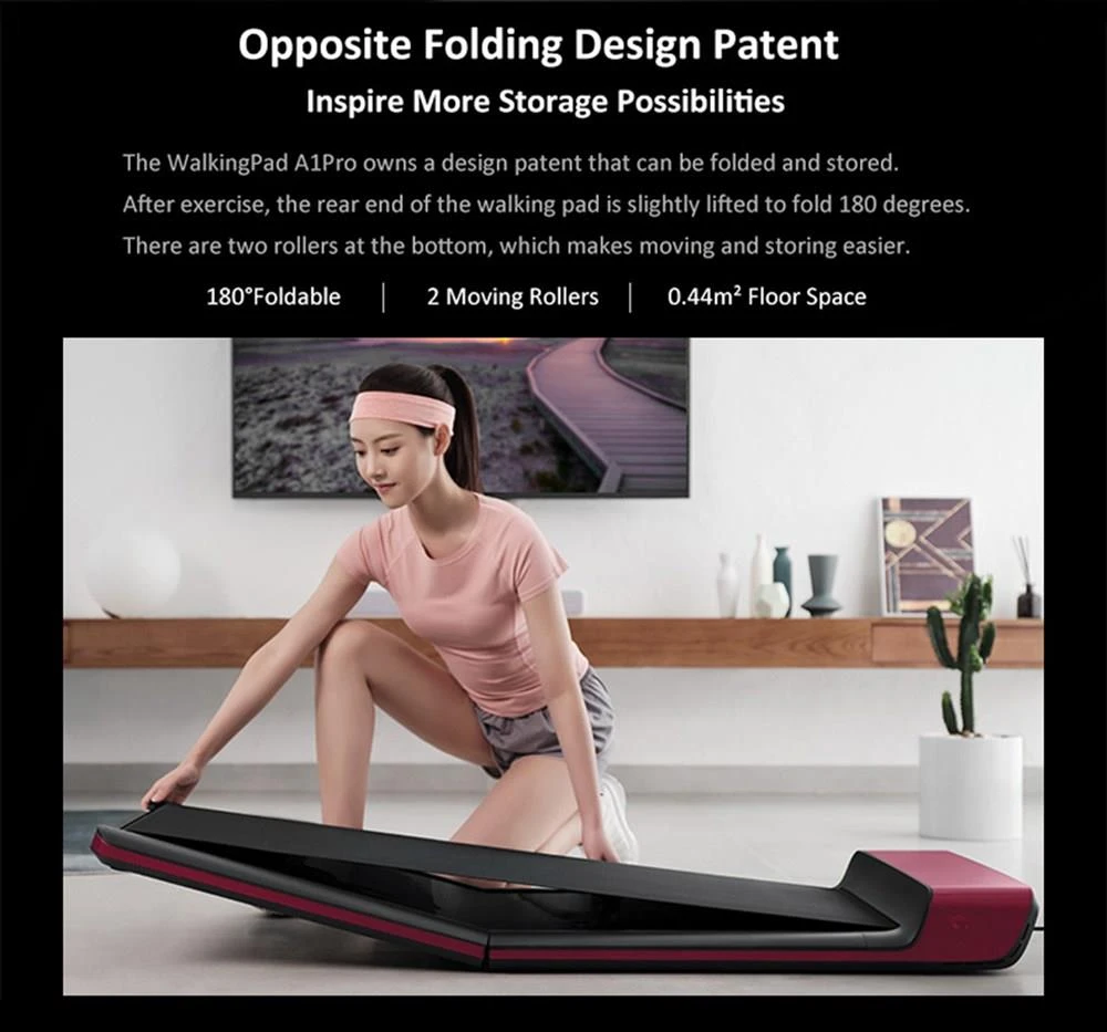 Fitness Xiaomi Walkingpad English Manual Folding Treadmill Xiaomi