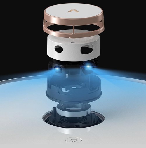 Xiaomi VIOMI S9 Robot Vacuum Cleaner with Intelligent Dust Collector Integrated Sweeping and Mopping 2700Pa Powerful Suction LDS Laser Navigation 220 Mins Running Time 250ml Electric Water Tank Mijia APP Control for Pets Hair, Carpets and Hard Floor