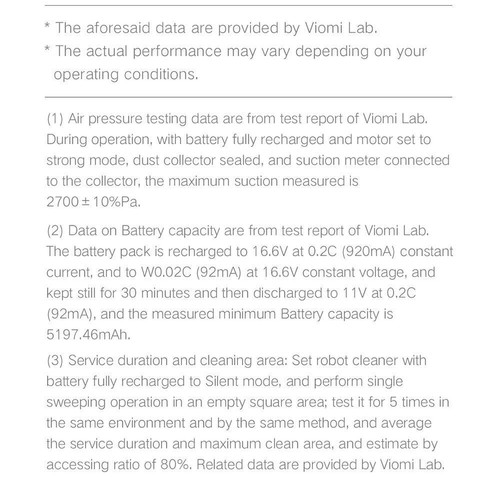 Xiaomi VIOMI S9 Robot Vacuum Cleaner with Intelligent Dust Collector Integrated Sweeping and Mopping 2700Pa Powerful Suction LDS Laser Navigation 220 Mins Running Time 250ml Electric Water Tank Mijia APP Control for Pets Hair, Carpets and Hard Floor