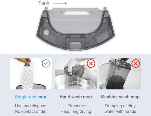 Xiaomi VIOMI S9 Robot Vacuum Cleaner with Intelligent Dust Collector Integrated Sweeping and Mopping 2700Pa Powerful Suction LDS Laser Navigation 220 Mins Running Time 250ml Electric Water Tank Mijia APP Control for Pets Hair, Carpets and Hard Floor