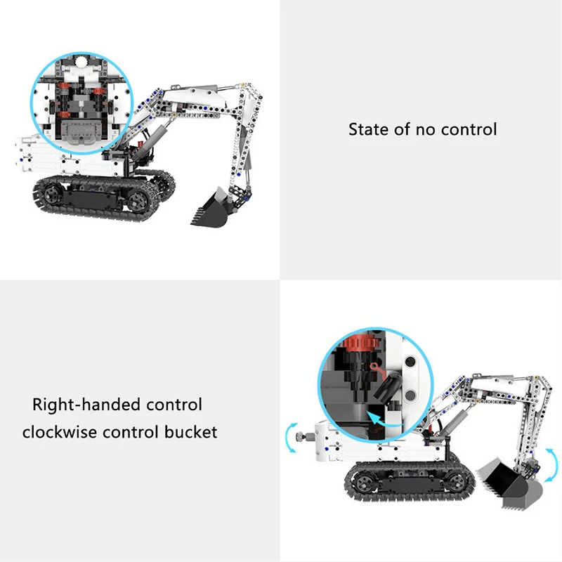 Xiaomi Engineering Excavator Building Blocks Educational Toys RC Car