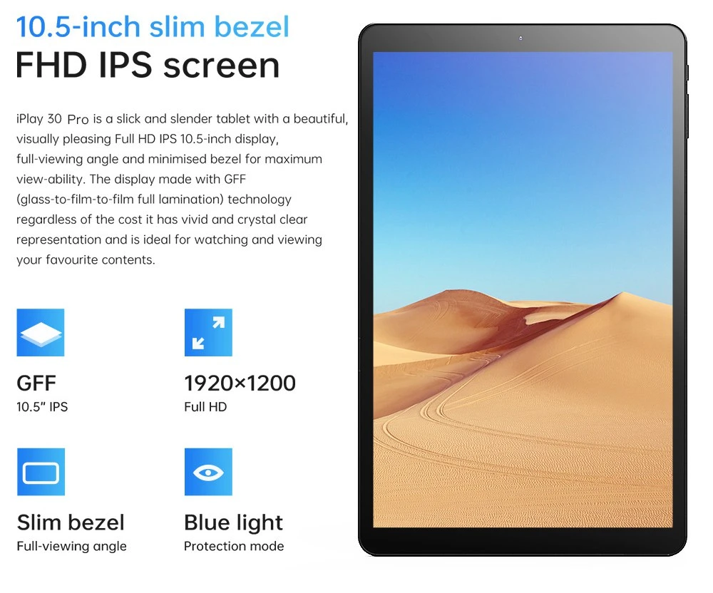ALLDOCUBE iPlay 30 Pro 10.5 インチ 4G LTE タブレット 6GB