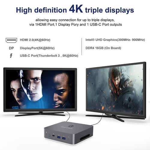 Minisforum X35G 16GB/256GB i3-1005G1 WIFI 6 MINI PC