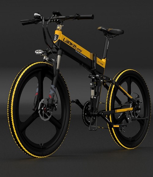 Lankeleisi Xt750 Ebike Lankeleisi Lankeleisi XT750 Sport E-Bike 500W, 27  Speed, Full Suspension