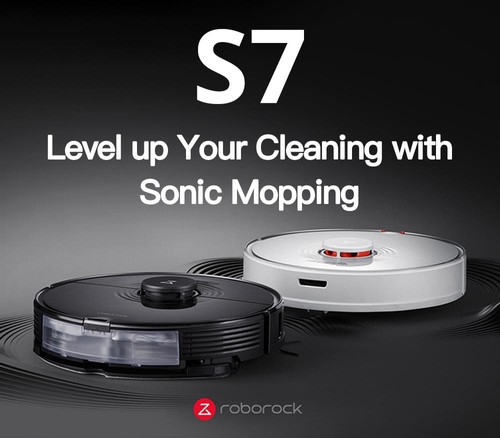 Roborock S7 Robot Vacuum Cleaner + Auto-Empty Dock White