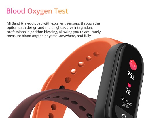 Blood Oxygen Xiaomi Mi Band Sports Oximeter In Mi Band Mi Band