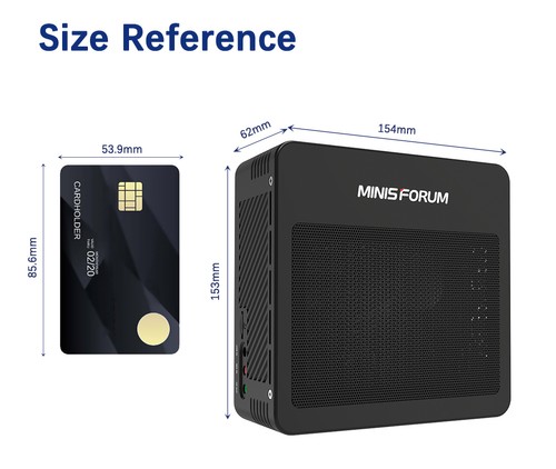 MINISFORUM EliteMini X400 8GB/256GB Ryzen7 Pro 4750G Mini PC