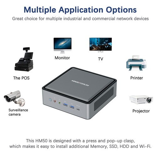 【中古】MINISFORUM HM50 ミニPC AMD Ryzen5 MinisForum HM50 - DROIX Global