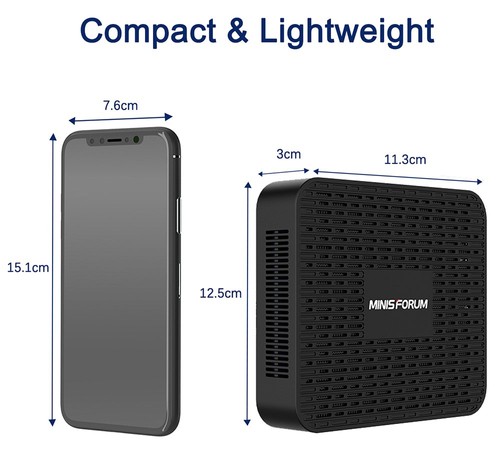 MINISFORUM GK50 8GB/256GB N5030 Windows10 Mini PC