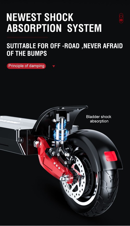 JANOBIKE Alien X10 1200W*2 Folding Off-Road Electric Scooter