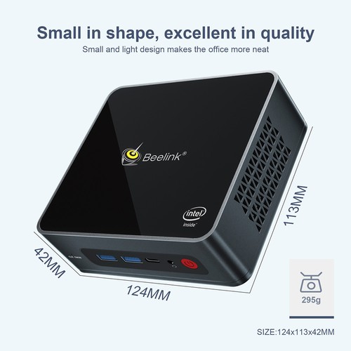 Beelink U59 Mini PC Intel N5095 8GB RAM 256GB ROM
