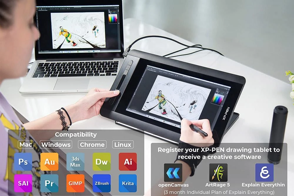 XP-Pen Artist12＋スタンド＋iClever テンキー XP-Pen Artist 12 Graphic Drawing Tablet Board Screen Display
