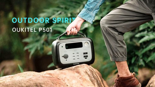 OUKITEL P501 Portable Power Station 505Wh 140400mAh - Grey