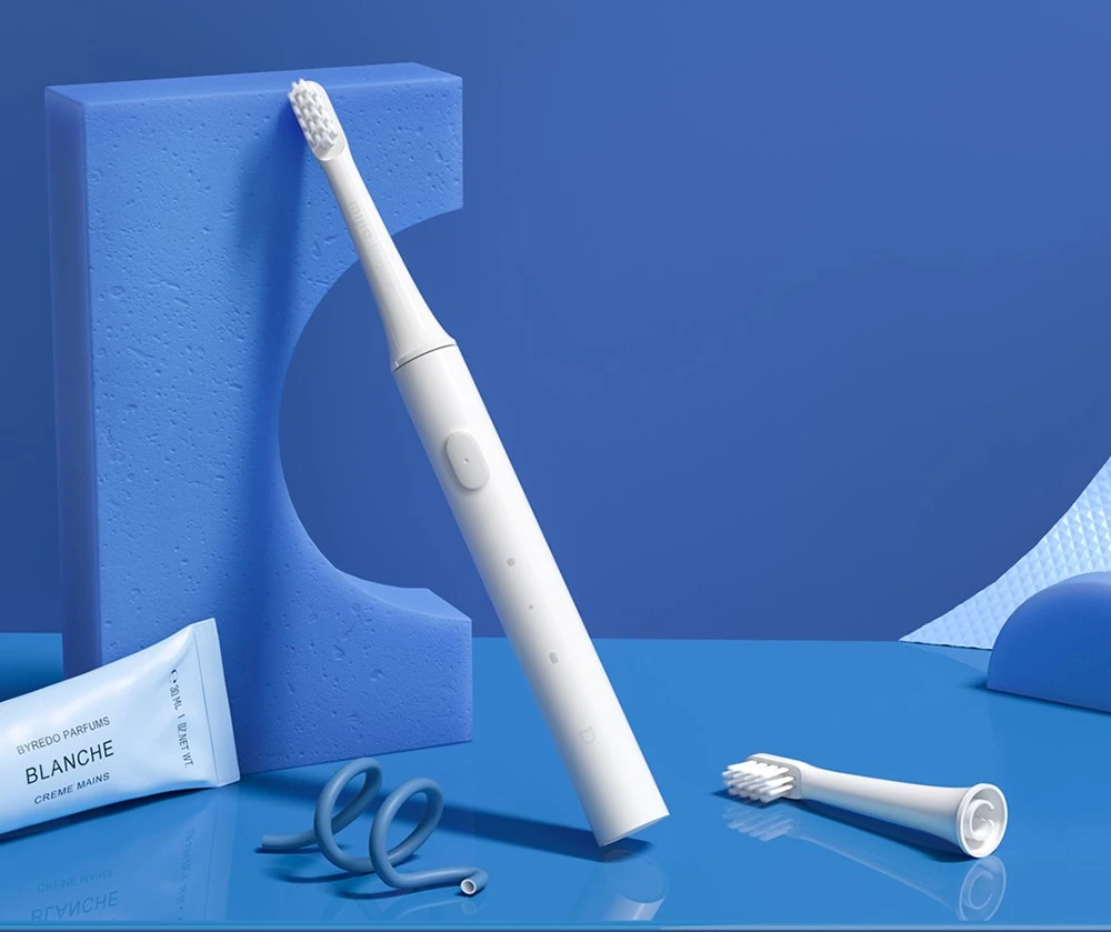 3pcs Xiaomi Mijia MBS302 Electric Toothbrush Head Suitable for Mijia Sonic Electric Toothbrush T100 - White
