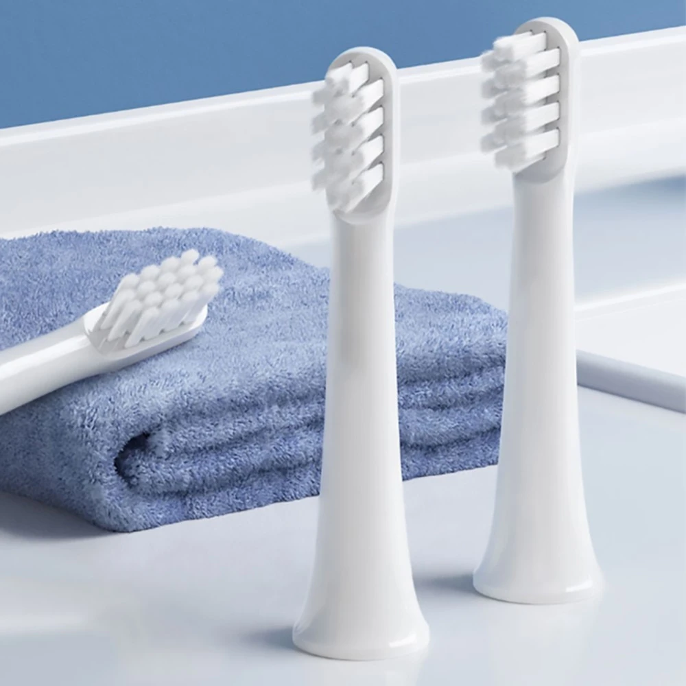 3pcs Xiaomi Mijia MBS302 Electric Toothbrush Head Suitable for Mijia Sonic Electric Toothbrush T100 - White