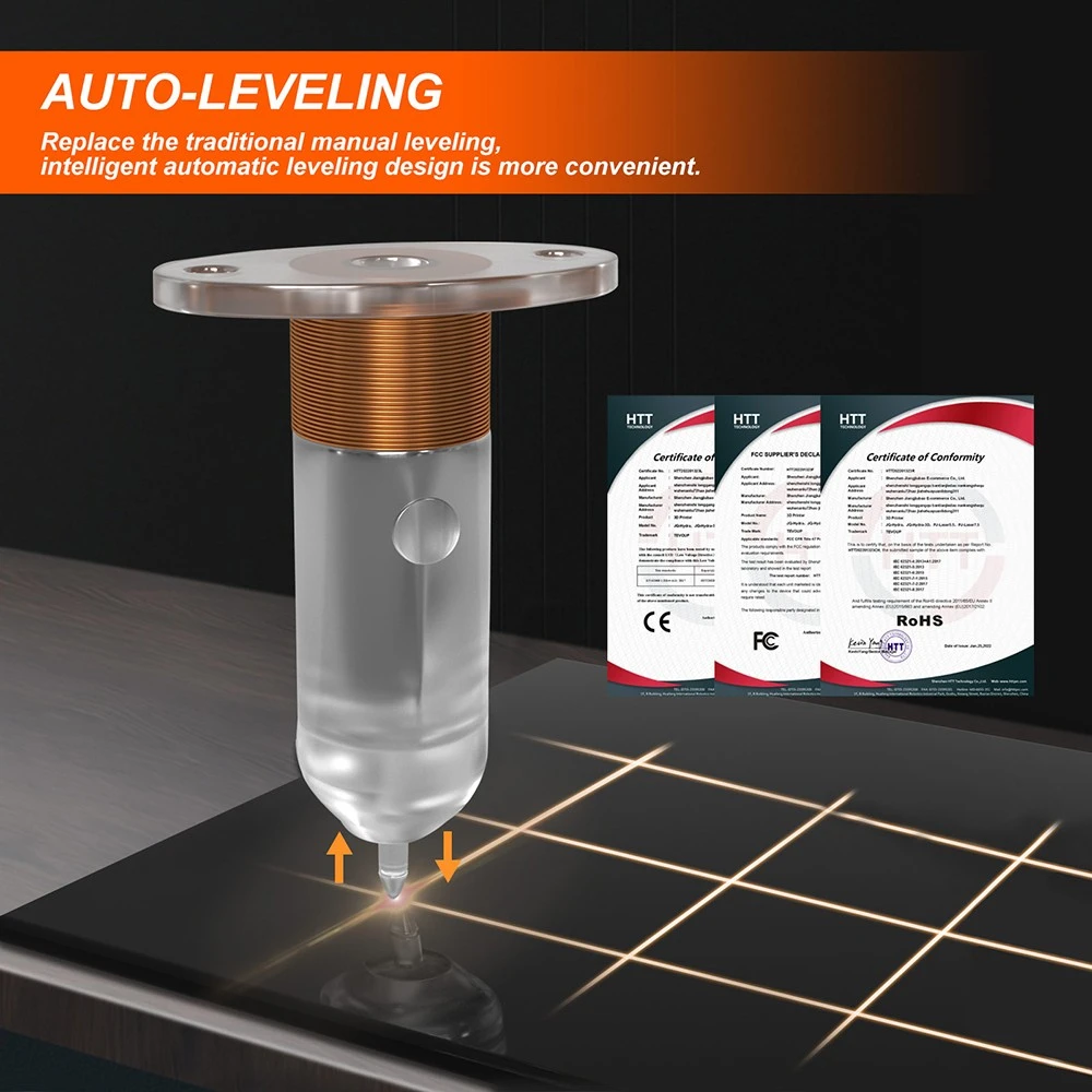 TEVOUP HYDRA 2-in-1 3D Printer Laser Engraver, Auto Leveling, Ultra Silent, Filament Runout Detection, Assembly Within 2 Minutes, 305*305*400mm