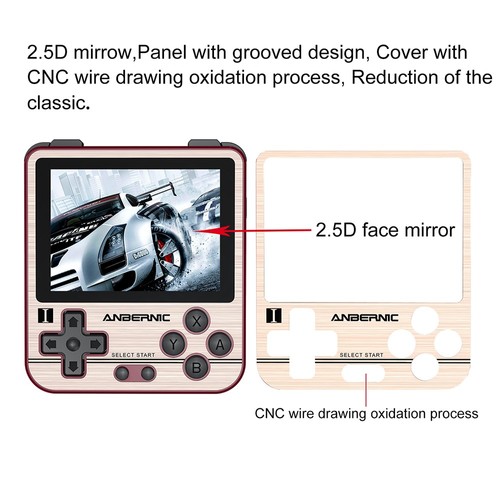 ambernic RG280V ゴールド ANBERNIC RG280V 16GB Retro Game Console Gold