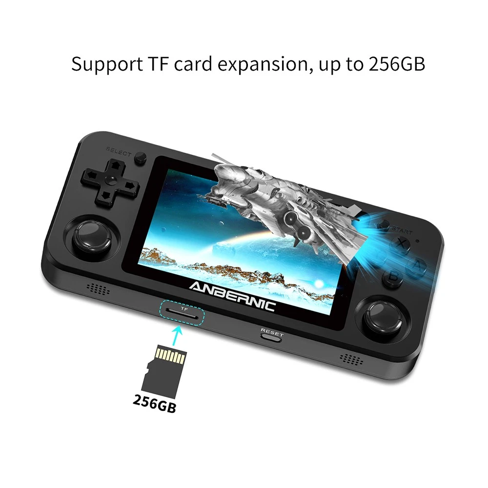 ANBERNICRG351Mポータブルゲームプレーヤー64GBマットブラック
