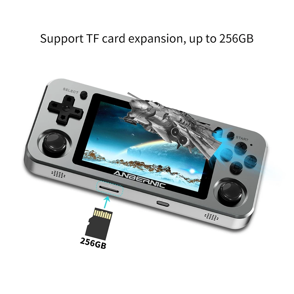 ANBERNICRG351Mポータブルゲームプレーヤー64GBスペースグレー