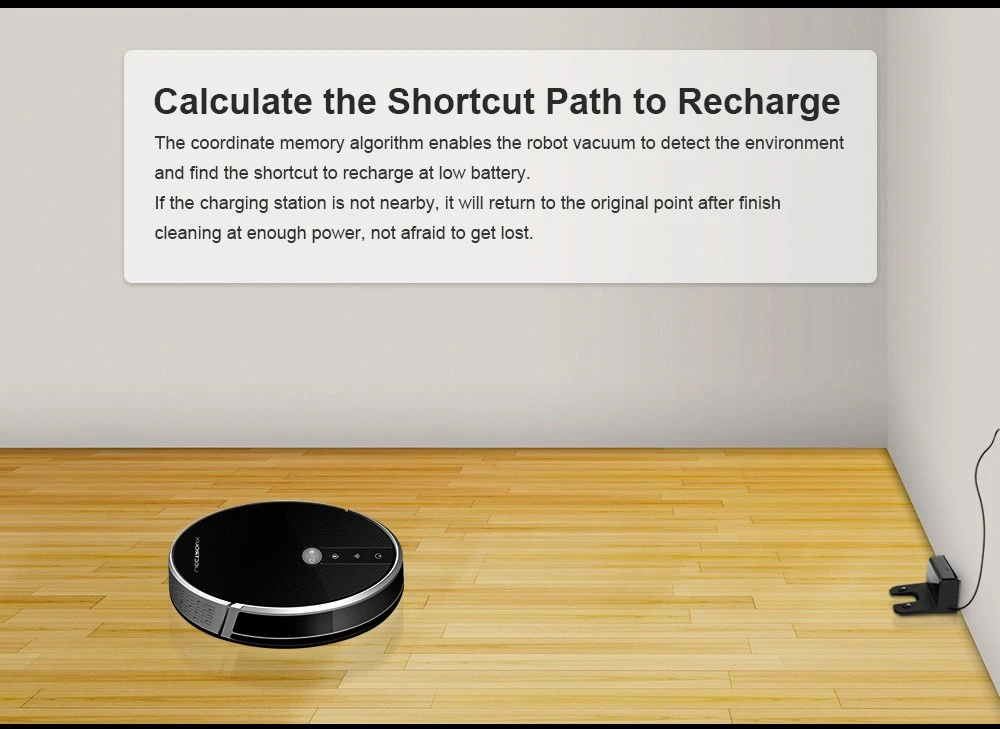 LIECTROUX C30B Robot Vacuum Cleaner 6000Pa Suction with AI Map Navigation 2500mAh Battery Smart Partition Electric Water Tank APP Control - Black