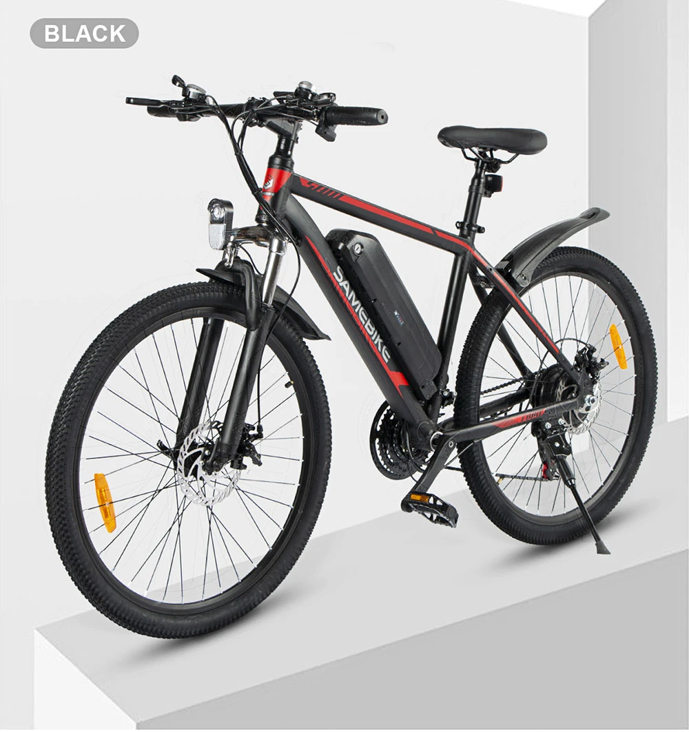 Samebike SY26 Vélo électrique 350W Pneu 26 pouces Ebike 36V 10AH Batterie au lithium Vélo électrique de montagne