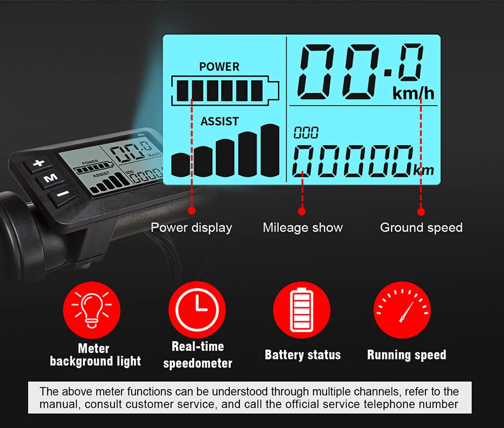 Samebike SY26 Vélo électrique 350W Pneu 26 pouces Ebike 36V 10AH Batterie au lithium Vélo électrique de montagne