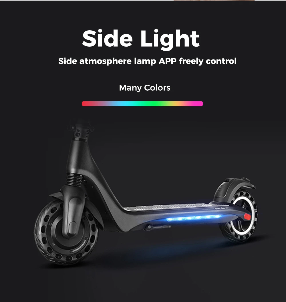 JOYOR A3 Folding Electric Scooter 8 Inch Tires 350W M36V 7.8Ah 25km/h Top Speed 25KM Max Mileage City E-Scooter - Black