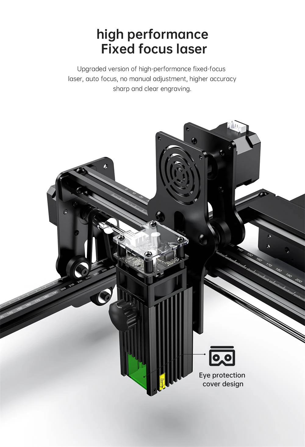 Machine de gravure laser Atomstack A5 M30 30 W, compression ultra-fine, format d'impression : 410 x 400 mm
