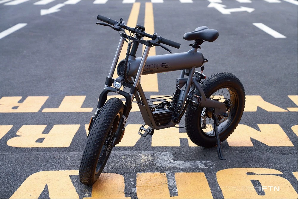 Coswheel T20 Elcykel 20Ah Batteri 48V 500W Motor 50-70 Räckvidd 45kmh Maxhastighet Terrängcykel Rymdgrå